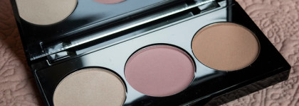 Kristall Minerals cosmetics Компактная палетка "трио минеральных продуктов для лица C302 Зимняя сказка"