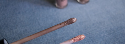 Пробуем жидкие тени: NYX Lid Lingerie Eye Tint 02 Rose pearl и NYX Lid Lingerie Eye Tint matte 19 Iconic