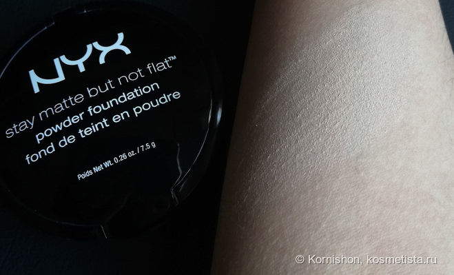 Две пудры без талька в составе: Nyx и KM-cosmetics