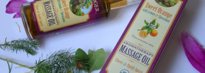 Приятный уход и профилактика целлюлита с Badger Sweet Orange with Lemon and Spearmint Massage Oil