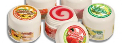 Бальзам для губ Michel "Фруктовый поцелуй" манго и ваниль с витаминной сывороткой A,c,e масло манго