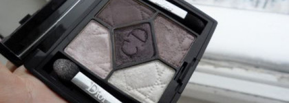 Тени Dior 5 Couleurs Couture Colour Eyeshadow Palette 844 Misty Mauve (осень 2010) и Dior 2 Couleurs Edition Dentelle, 945 Boudoir Look (весна 2010)