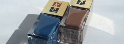"Маникюр-от-кутюр": YSL Manucure Couture Colour Nail Polish Duo № 5 + Трафареты для френча Alessandro