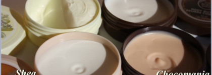 The Body Shop: Гастрономия для тела (масло, молоко, пюре, сорбет)