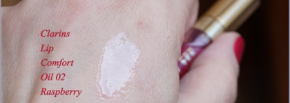 Clarins / масло Lip Comfort Oil 02 Raspberry + матовая помада Joli Rouge Velvet 742V