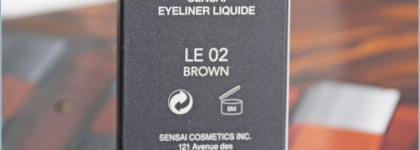 Sensai Liquid Eyeliner 02 Brown - Подводка-хамелеон, с кисточкой и кнопочкой