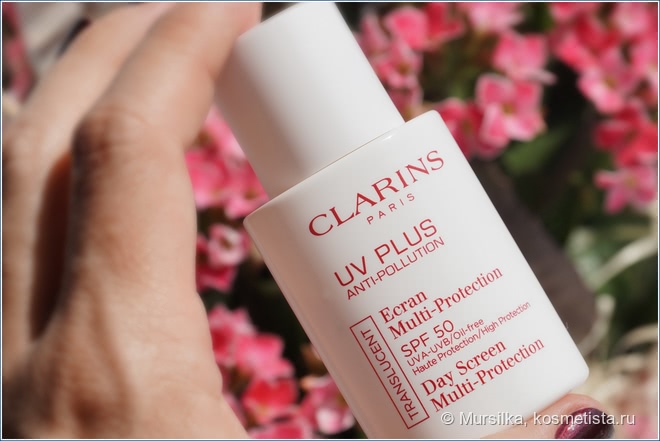 Clarins: Gentle Exfoliator Brightening Toner и Day Screen Multi-Protection SPF 50