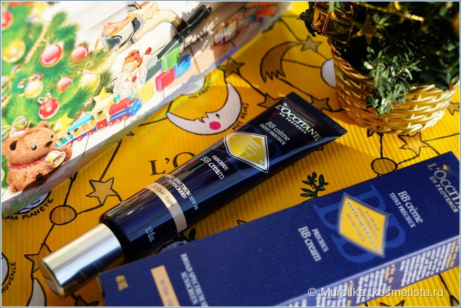 L'Occitane Immortele Precious BB Creme Broad Spectrum SPF 30 Sunscreen #02 Light / тон и уход