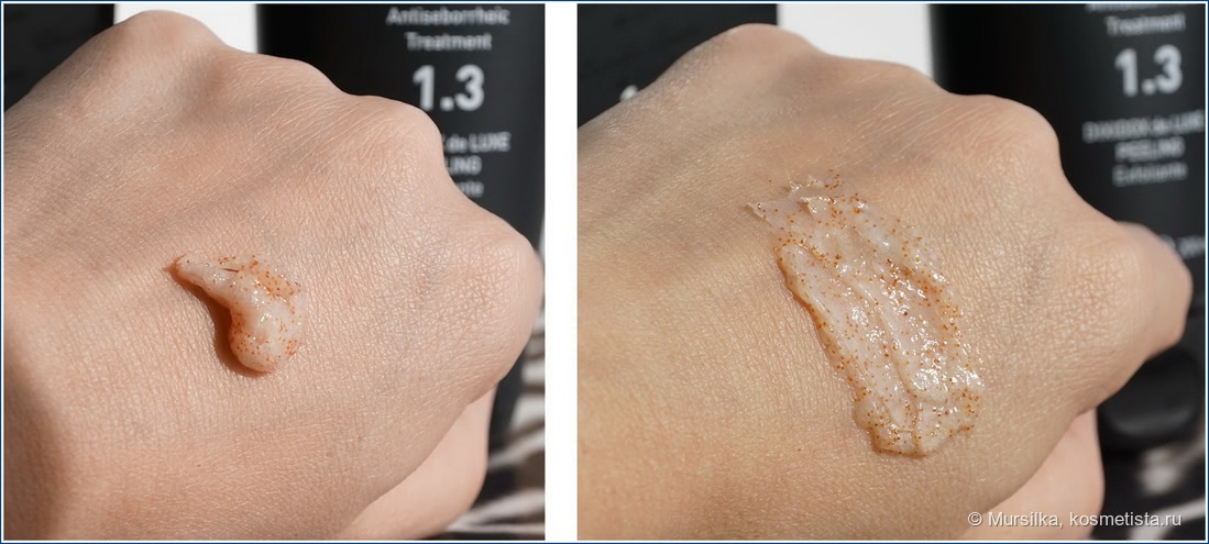 Сравнение DSD de Luxe Antiseborrheic treatment 1.3 Peeling с Облепиховым скрабом для кожи головы Oblepikha Siberica