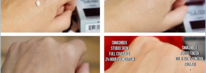 Smashbox: Studio Skin Full Coverage 24 Hour Foundation # 1.1 и Photo Finish Oil & Shine Control Primer