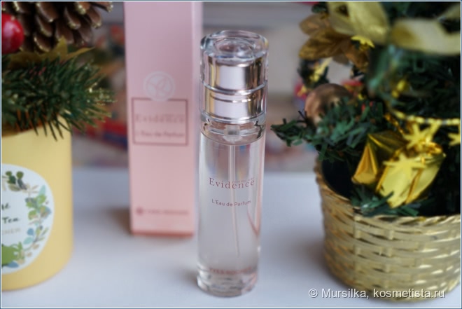 Yves Rocher Comme Une Evidence L'Eau de Parfum - три ноты Новогоднего настроения