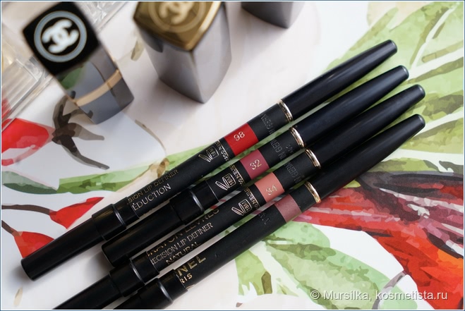 Контурные карандаши для губ (Chanel, Dior, YSL, Estee Lauder, Clinique, Pupa, Essence)