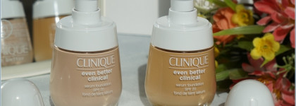 Clinique even better clinical serum foundation SPF 20 (CN01 breeze и WN46 golden neutral) на "комбинированной" возрастной коже