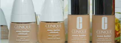 Clinique even better clinical serum foundation SPF 20 (CN01 breeze и WN46 golden neutral) на "комбинированной" возрастной коже