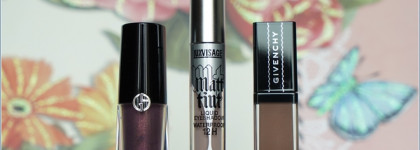 Хочу кремовые / Могу жидкие: сравнение Luxvisage Matt Tint Liquid Eyeshadow #104 с Givenchy и Armani