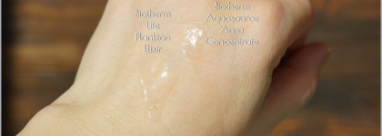 Biotherm Life Planton Elixir и Aquasource Aura Concentrate / две многофункциональные сыворотки
