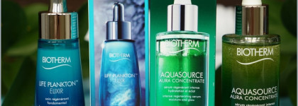Biotherm Life Planton Elixir и Aquasource Aura Concentrate / две многофункциональные сыворотки