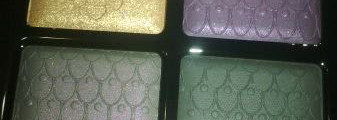 Тени 4-ки  из Рождественской коллекции Guerlain  № 410 Velours D`or (добавила фото)