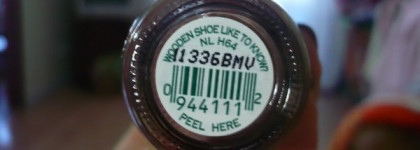 Деревянные башмачки оказались малы....OPI Wooden Shoe Like to know