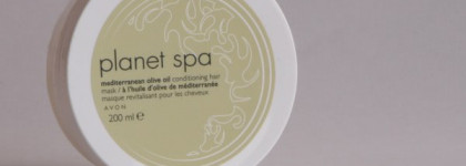 Пустая баночка. Восстанавливающая маска для волос Avon Planet Spa «Средиземноморский курорт» с оливковым маслом