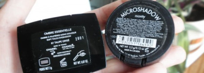 Тени Make up store против Chanel