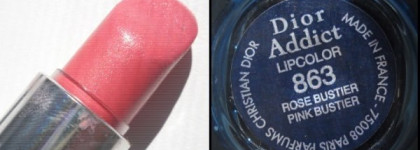 Мои верные подружки Dior Addict Lipcolor 863 Rose Bustier и Dior Addict Extreme 356 Cherie Bow