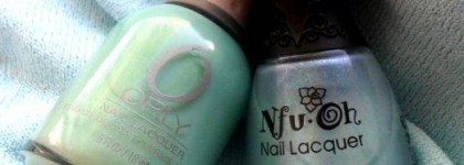 Дуэт лаков - Orly Gumdrop и Nfu.Oh № 90