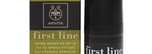 Натуральная греческая косметика Apivita серия "First Line" Eye Cream Fine Line Reducer SPF 15  with jasmine & myrtle