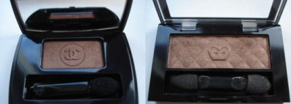 Бронзовое семейство теней в моей косметичке: Chanel Kaska beige #18, Chanel le bronze #73 & Rimmel Spicy bronze #200