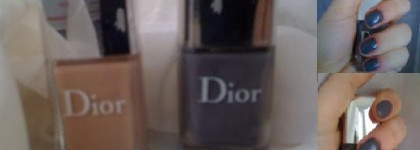 Лак для ногтей Dior Vernis #219 Beige Safari vs #707 Gris Montaigne