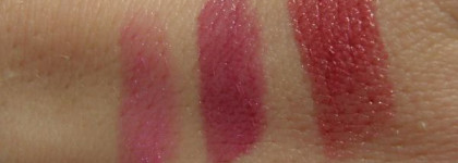 Помады Shiseido Shimmering Rouge оттенки РК407 , RS308 и RS310 - мерцающие губки