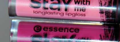 Essence Stay with me longlasting lipgloss в оттенке 01 me&my icecream и 10 pretty witty