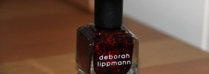 Готические рубиново-красные тапочки. Лак Deborah Lippmann Ruby red slippers