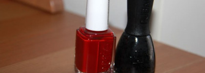 Божья коровка, брусничное варенье! Essie Limited Addiction и Nubar Black Polka Dot