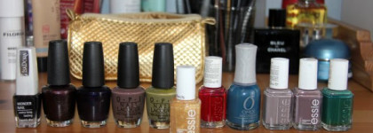 Проверяем люкс эффект Essie Luxeffects as gold as it gets на 12 лаках