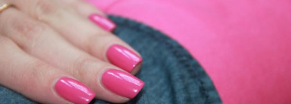 Примеряем розовые джинсы к розовому лаку Rimmel Pop Rose 293