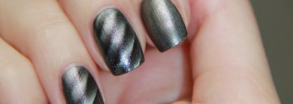 Магнитный лак и маникюр с ним. Dance Legend Magnetiс 617