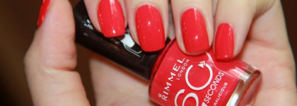 Летний, сочный коралл! Rimmel 60 seconds 430 Coralicious