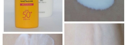 Два солнцезащитных молочка — Biore UV Perfect Block Milk Moisture SPF 50+ PA+++ и Missha All-Around Safe Block Waterproof Sun Milk SPF 50+ PA+++