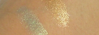 Shiseido Hydro-Powder Eye Shadow – Кремовые пудровые тени – тон Н13 Clover Dew и тон Н1 Goldlight