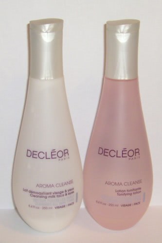 Decleor – молочко для снятия макияжа и тонизирующий лосьон для всех типов кожи