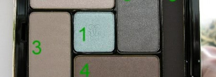 Guerlain Ecrin 6 Couleurs Precious Eyeshadows Tailored Harmonies – Шестицветные драгоценные тени для век (№ 29 Rue De Sevres)