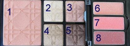 Палетка декоративной косметики Dior Glow Desiner Nude Glow Palette