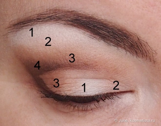 Палетка теней для глаз Make-up Atelier Paris Palette T22 marron naturel. Взгляд непрофессионала