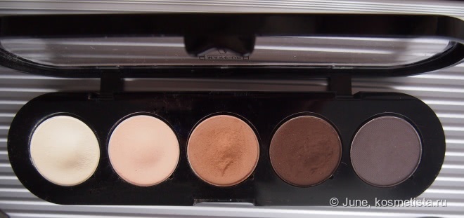 Палетка теней для глаз Make-up Atelier Paris Palette T22 marron naturel. Взгляд непрофессионала