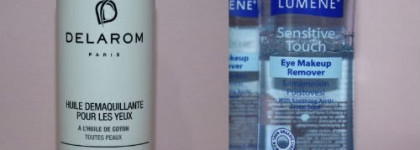 Средства для снятия макияжа с глаз: Delarom против Lumene