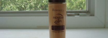 Смотрю в зубы даренному коню, Rimmel London Renew & Lift Foundation, тон № 101 Porcelain