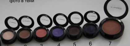 Мое M.A.C.овое поле: часть 1 (новые свотчи теней)