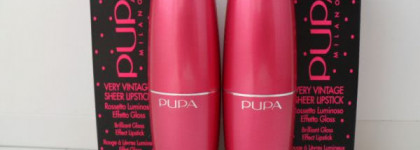 Помада  Pupa Sheer Lipstic из коллекции Very Vintage, № 03 & № 01