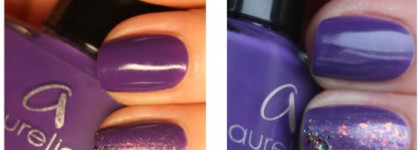 Лавандовые лаки - 5 штучек от Фиолетового к Розовому